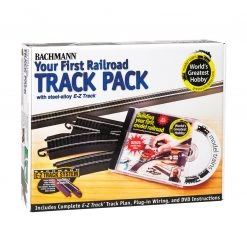 Bachmann 44497 - Steel Alloy First Railroad Track Pack HO Scale EZ Track