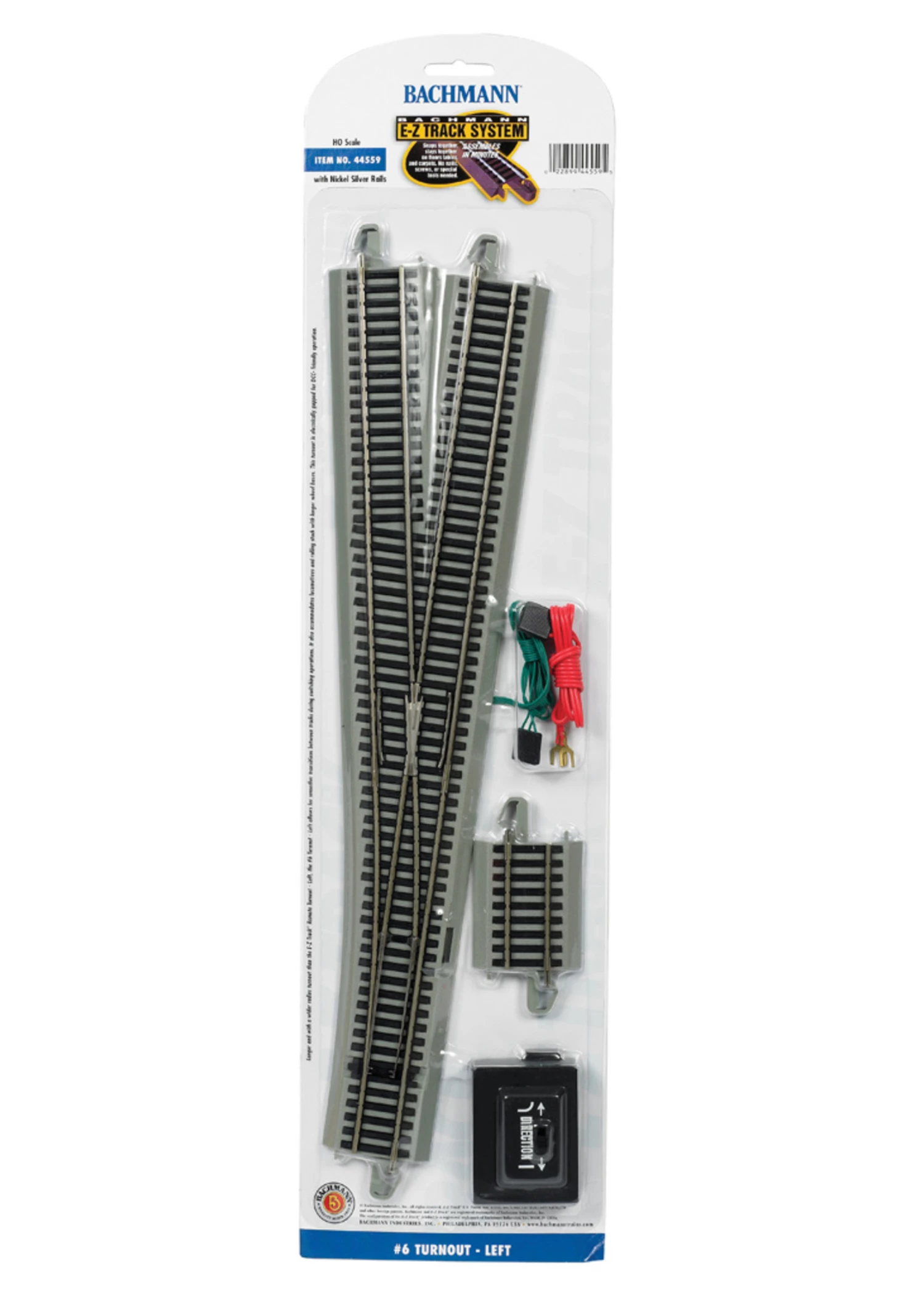 Bachmann 44559 - #6 Turnout - Left - HO Scale EZ Track 3 Bachmann 44559 - #6 Turnout - Left - HO Scale EZ Track