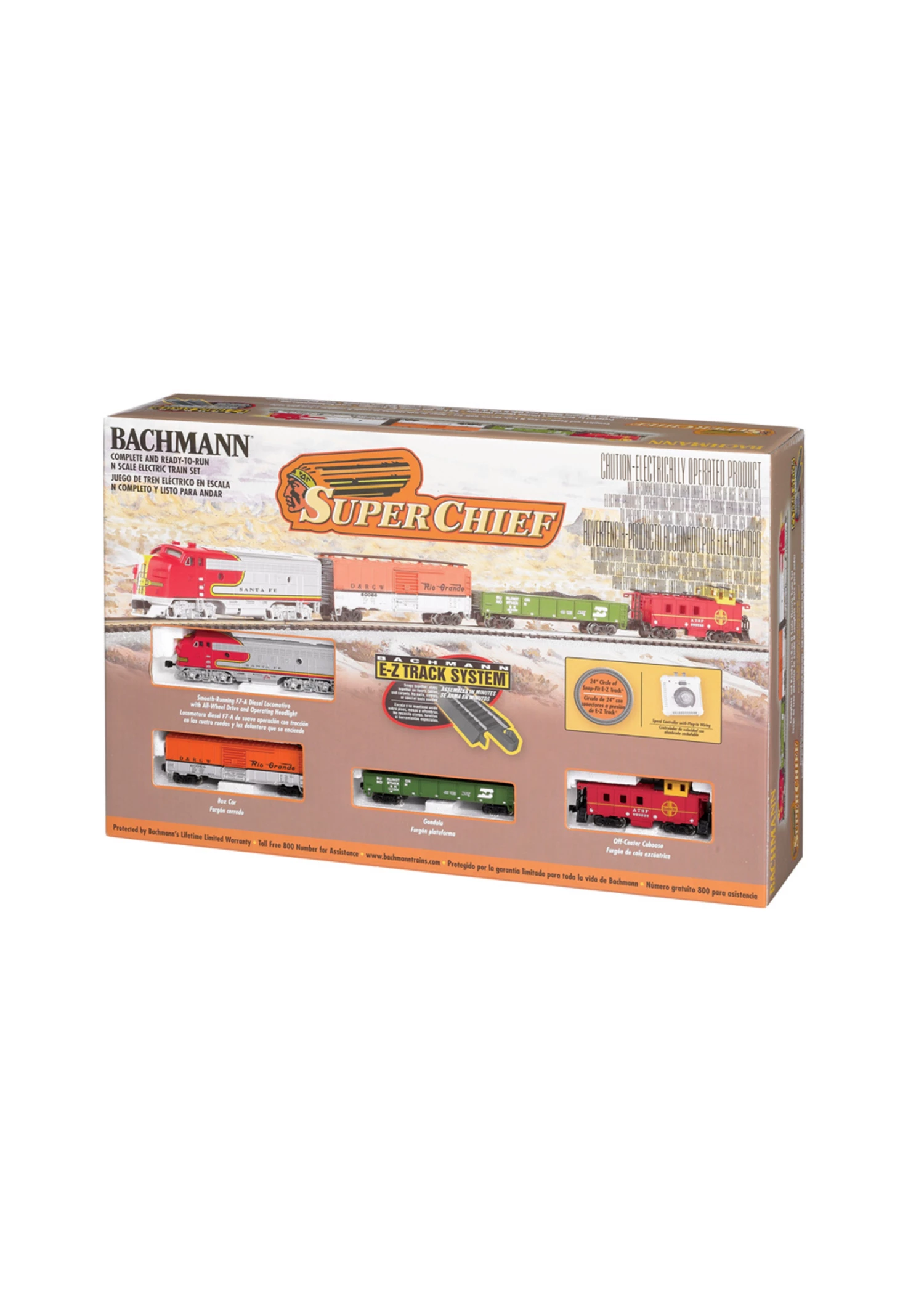 Bachmann Super Chief N Scale Train Set 3 Bachmann Super Chief N Scale Train Set