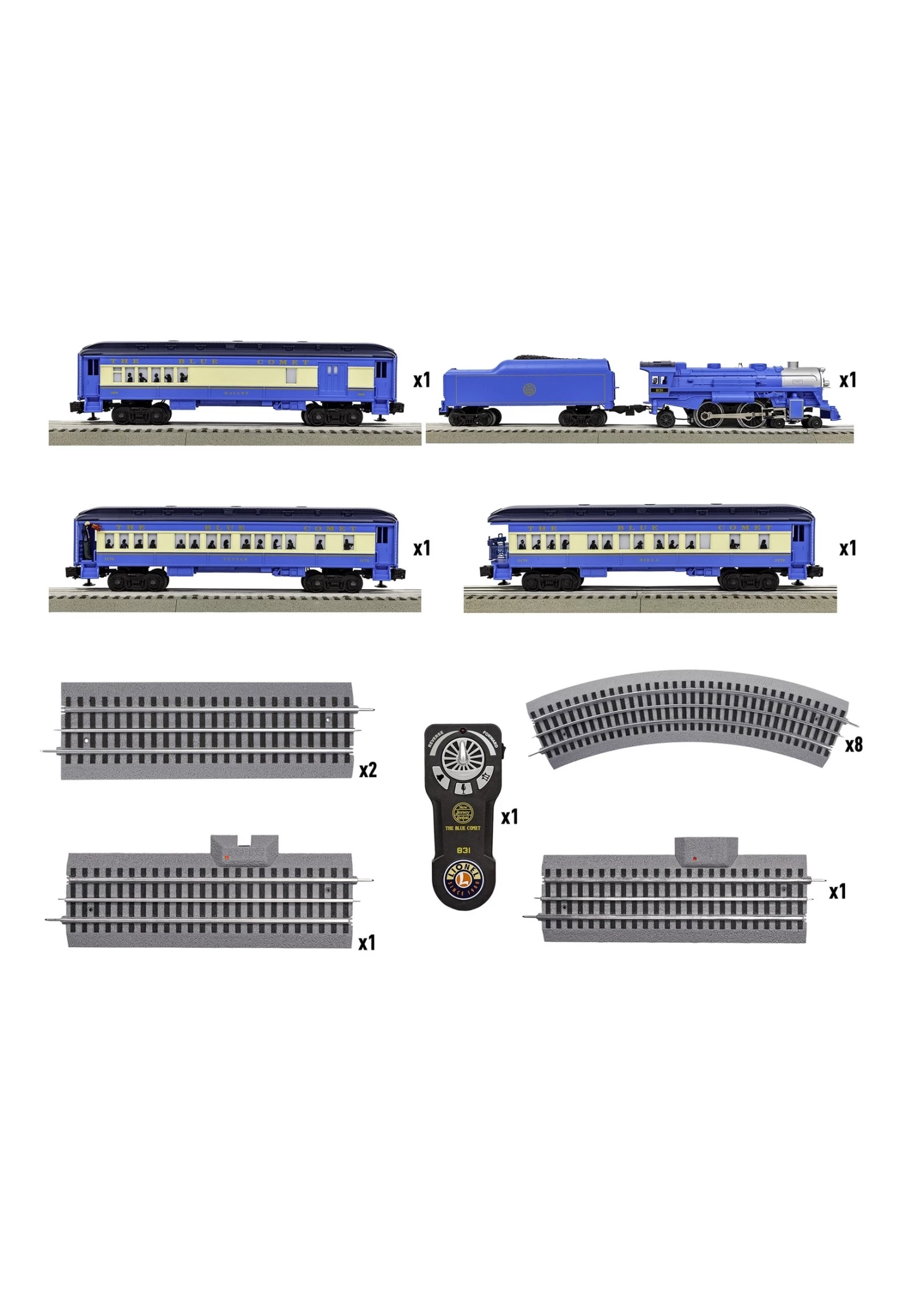 Lionel Blue Comet - LionChief Ready to Run Train Set 10 Lionel Blue Comet - LionChief Ready to Run Train Set - Image 8