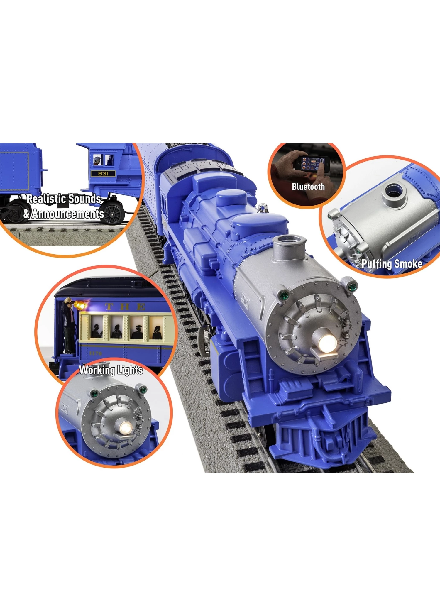 Lionel Blue Comet - LionChief Ready to Run Train Set 11 Lionel Blue Comet - LionChief Ready to Run Train Set - Image 9