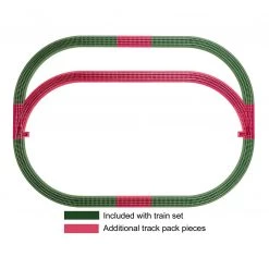 Lionel FasTrack Outer Passing Loop Add-on Track Pack