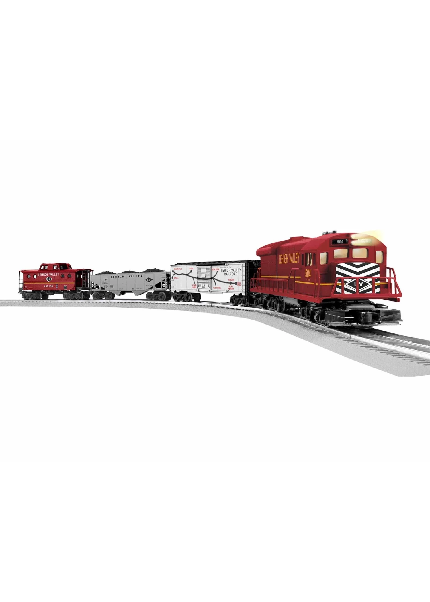 Lionel Lehigh Valley U36B Freight - LionChief Ready to Run Train Set 3 Lionel Lehigh Valley U36B Freight - LionChief Ready to Run Train Set