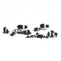 Woodland Scenics A1864 - Hampshire Pigs