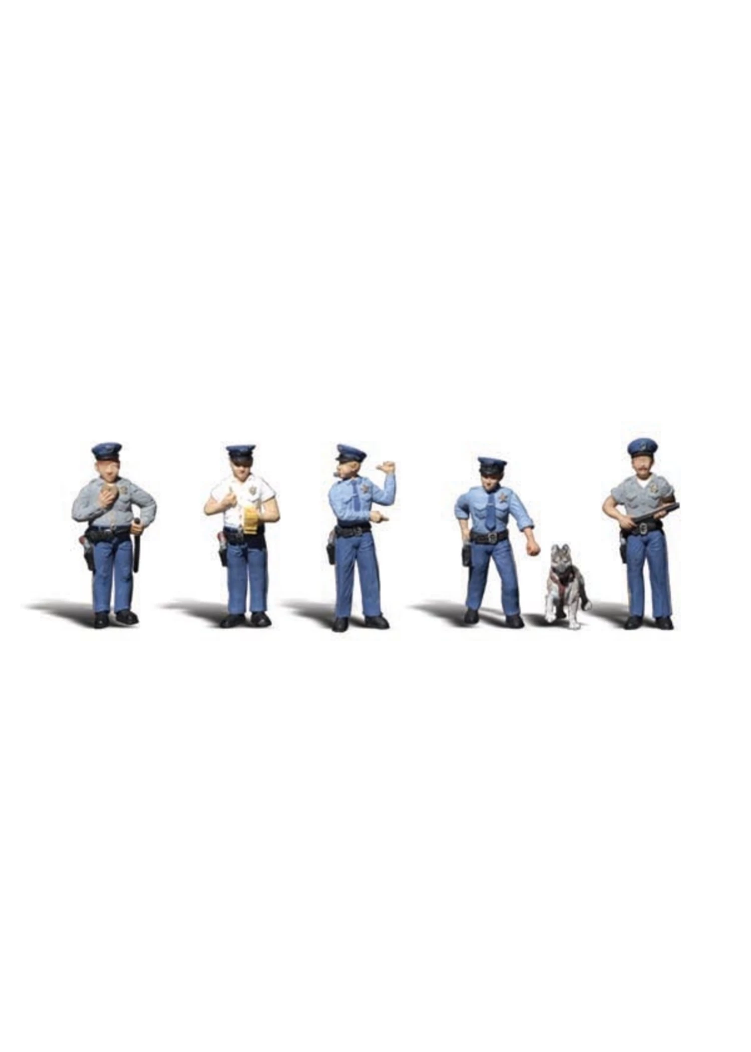 Woodland Scenics A2122 - N Scale Policemen 4 Woodland Scenics A2122 - N Scale Policemen - Image 2