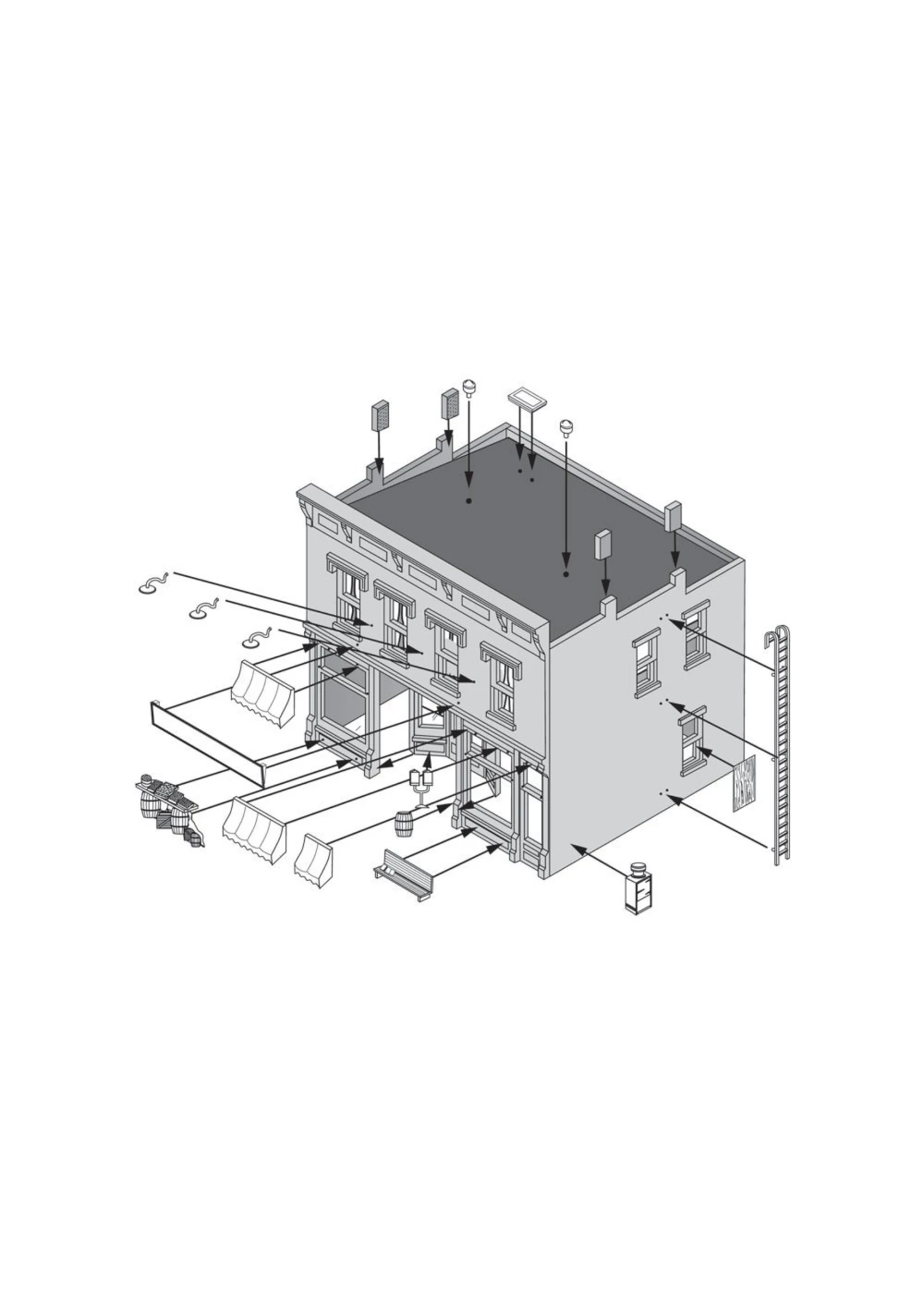 Woodland Scenics PF5200 - N Scale Fresh Market 8 Woodland Scenics PF5200 - N Scale Fresh Market - Image 6