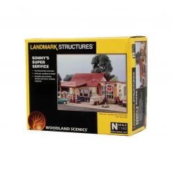 Woodland Scenics PF5203 - N Scale Sonny's Super Service -Model Trains Sales Shop woodland scenics pf5203 n scale sonnys super servi 6