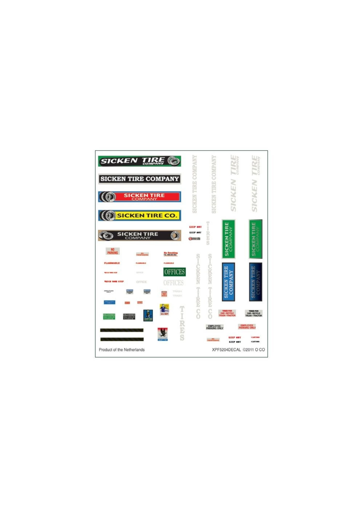 Woodland Scenics PF5204 - N Scale Sicken Tire Company 5 Woodland Scenics PF5204 - N Scale Sicken Tire Company - Image 3