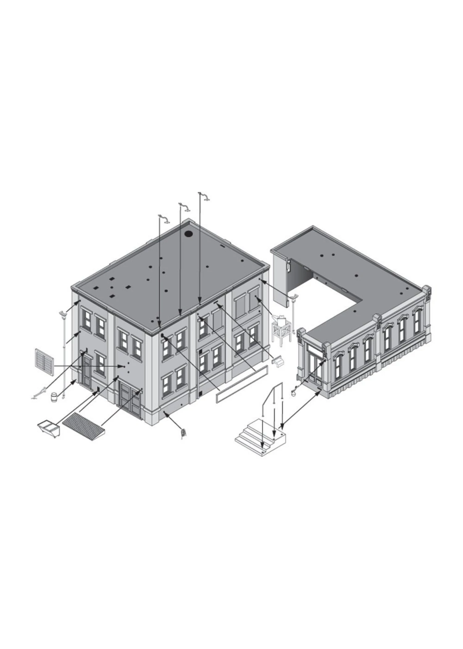 Woodland Scenics PF5204 - N Scale Sicken Tire Company 6 Woodland Scenics PF5204 - N Scale Sicken Tire Company - Image 4