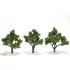 Woodland Scenics TR1509 - Ready Made Trees, Light Green 4-5" (3) -Model Trains Sales Shop woodland scenics tr1509 ready made trees light gre