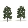 Woodland Scenics TR1519 - Ready Made Trees, Medium Green 8-9" (2)